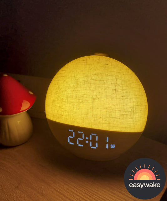 Budzik świetlny EasyWake z lampką imitującą wschód słońca