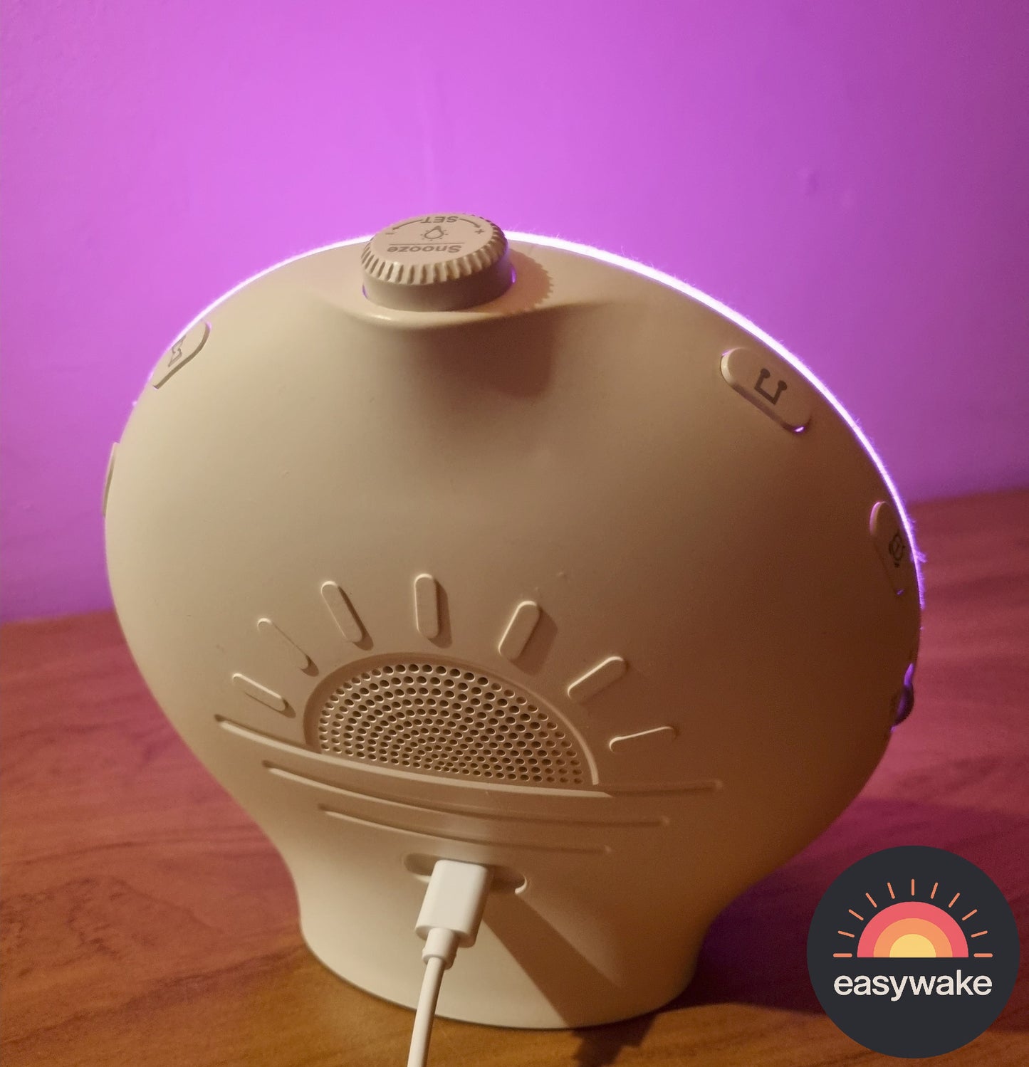 Budzik świetlny EasyWake z lampką imitującą wschód słońca