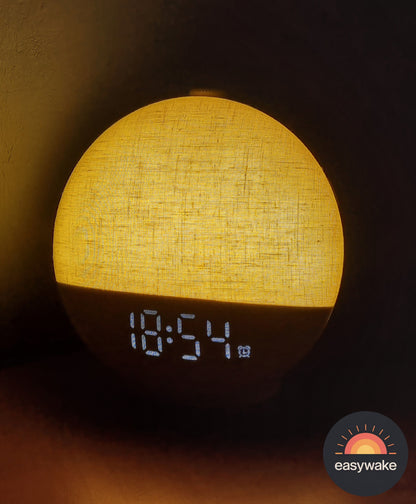 Budzik świetlny EasyWake z lampką imitującą wschód słońca